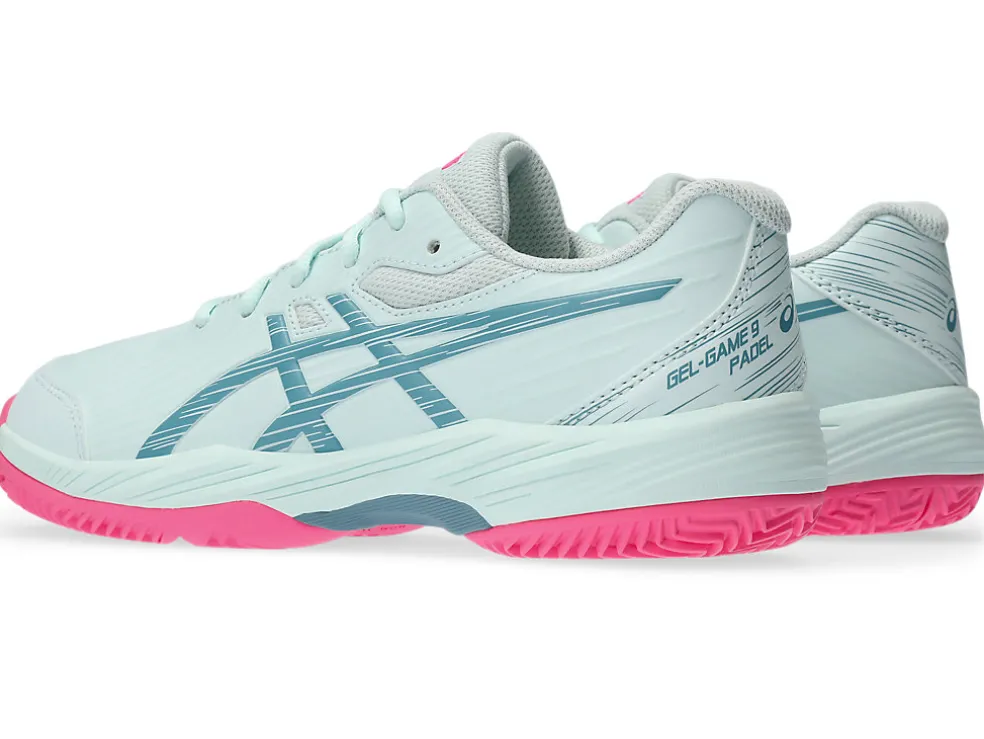 Padel | Andere sporten>ASICS GEL-GAME 9 PADEL GS Soothing Sea/Gris Blue