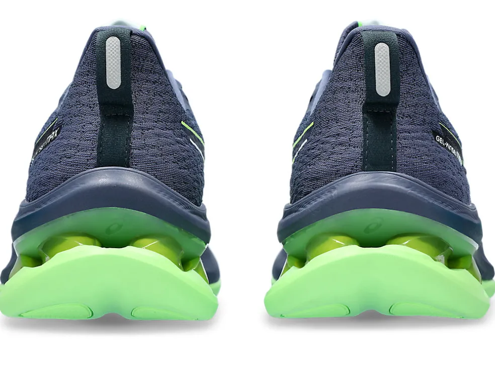 Run faster | Hardloopschoenen>ASICS GEL-KINSEI MAX Thunder Blue/Electric Lime