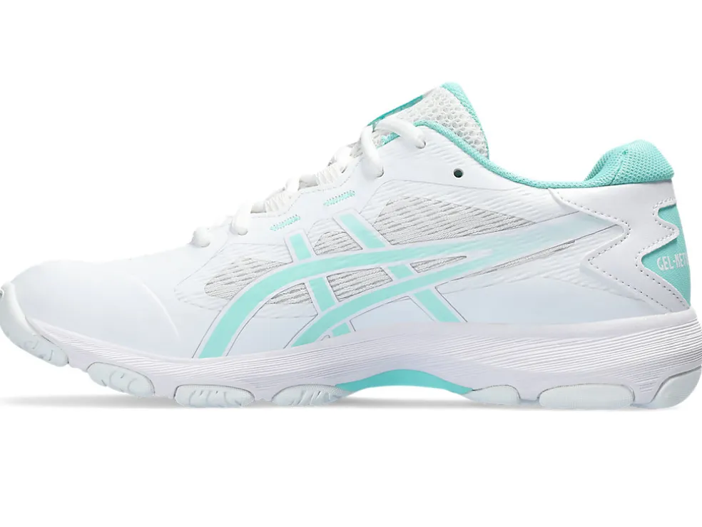 Netbal | Netbal>ASICS GEL-NETBURNER ACADEMY 9 White/Illuminate Mint