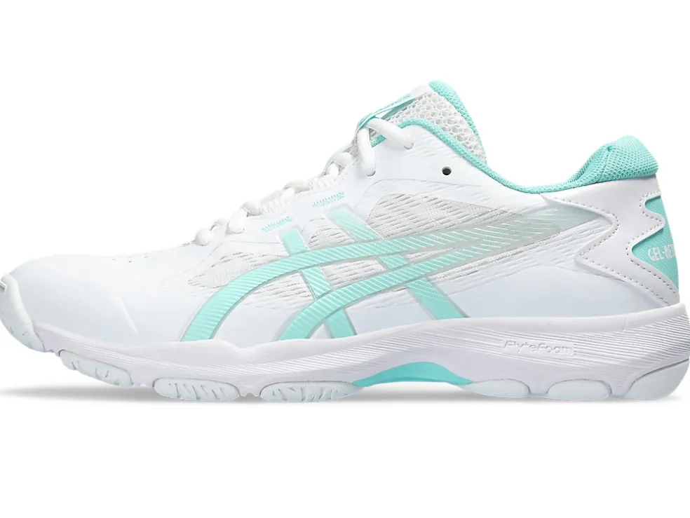 Netbal | Netbal>ASICS GEL-NETBURNER ACADEMY 9 White/Illuminate Mint