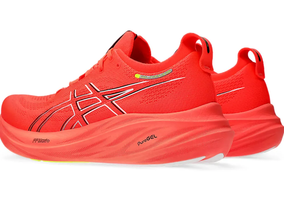 GEL-NIMBUS™ | Hardloopschoenen>ASICS GEL-NIMBUS 26 Sunrise Red/Black