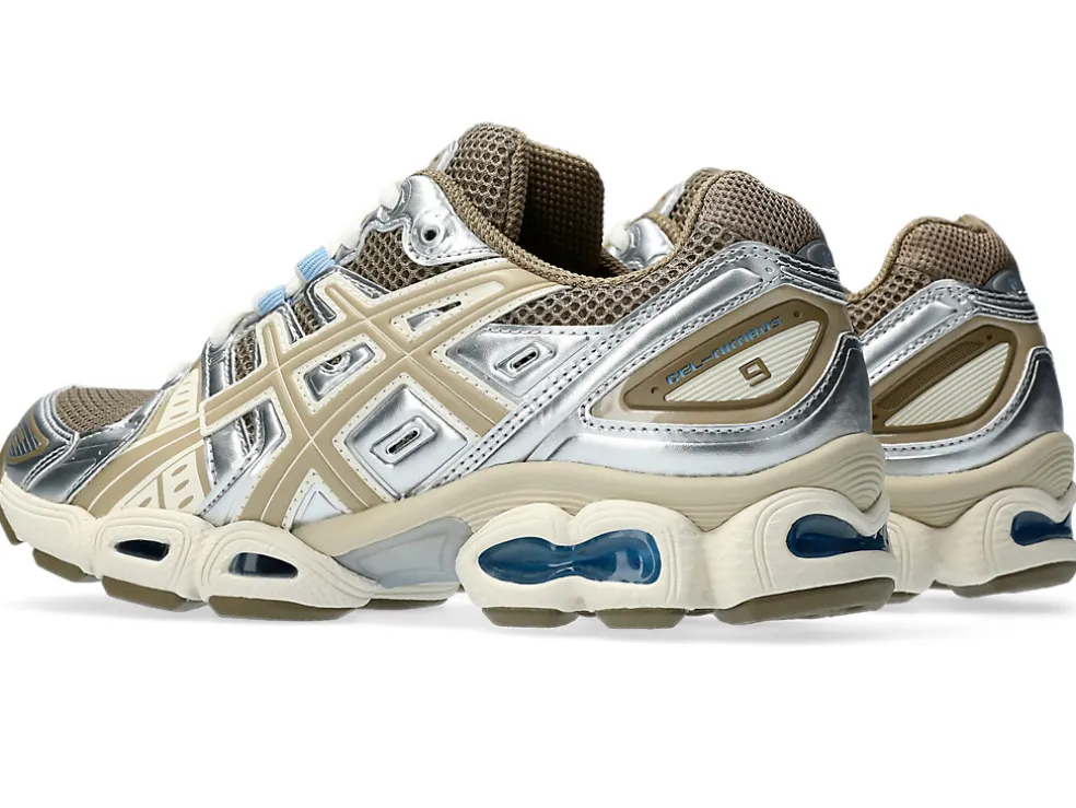 GEL-NIMBUS 9 | Nieuw binnen>ASICS GEL-NIMBUS 9 Pepper/Wood Crepe