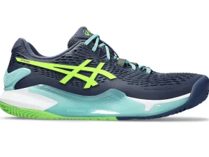 Padel | Schoenen>ASICS GEL-RESOLUTION 9 PADEL Thunder Blue/Electric Lime
