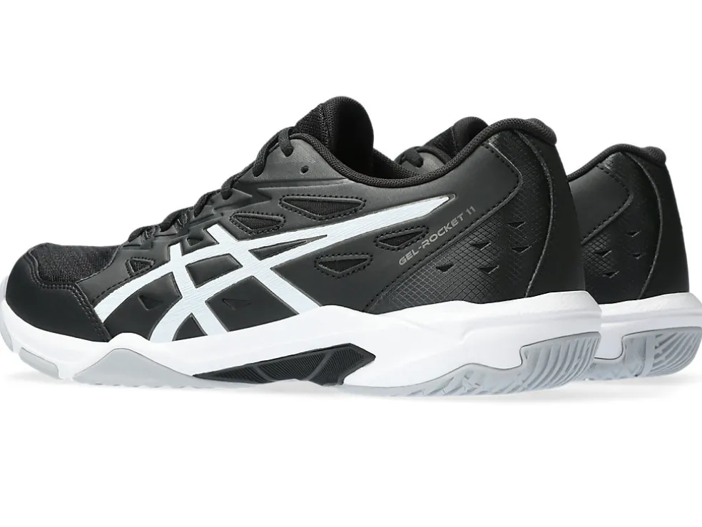 Netbal | Squash & badminton>ASICS GEL-ROCKET 11 Black/Gunmetal