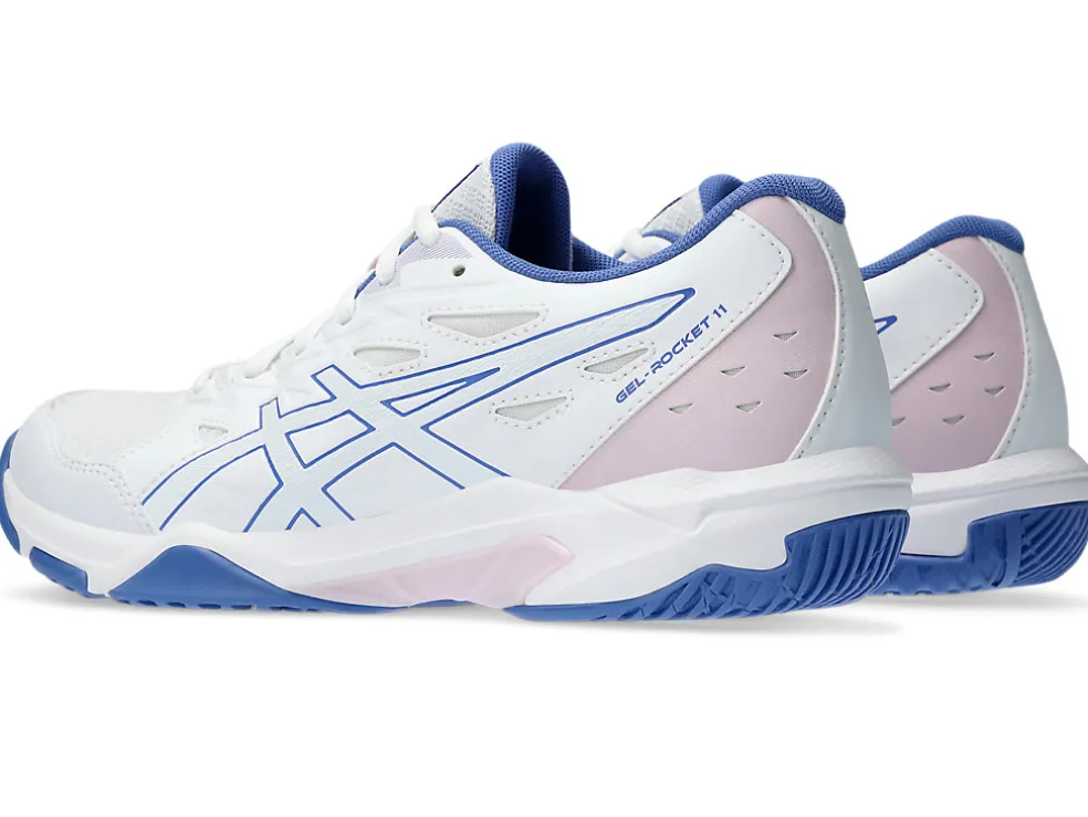 Squash & badminton | Handbal>ASICS GEL-ROCKET 11 White/Sapphire