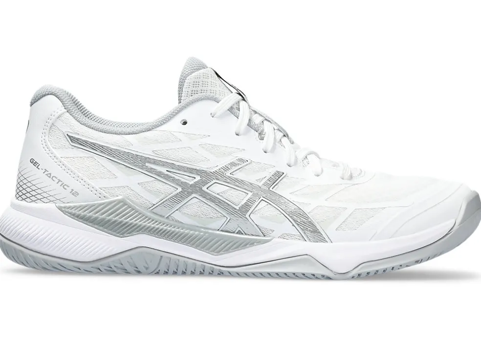 Netbal | Squash & badminton>ASICS GEL-TACTIC 12 White/Pure Silver