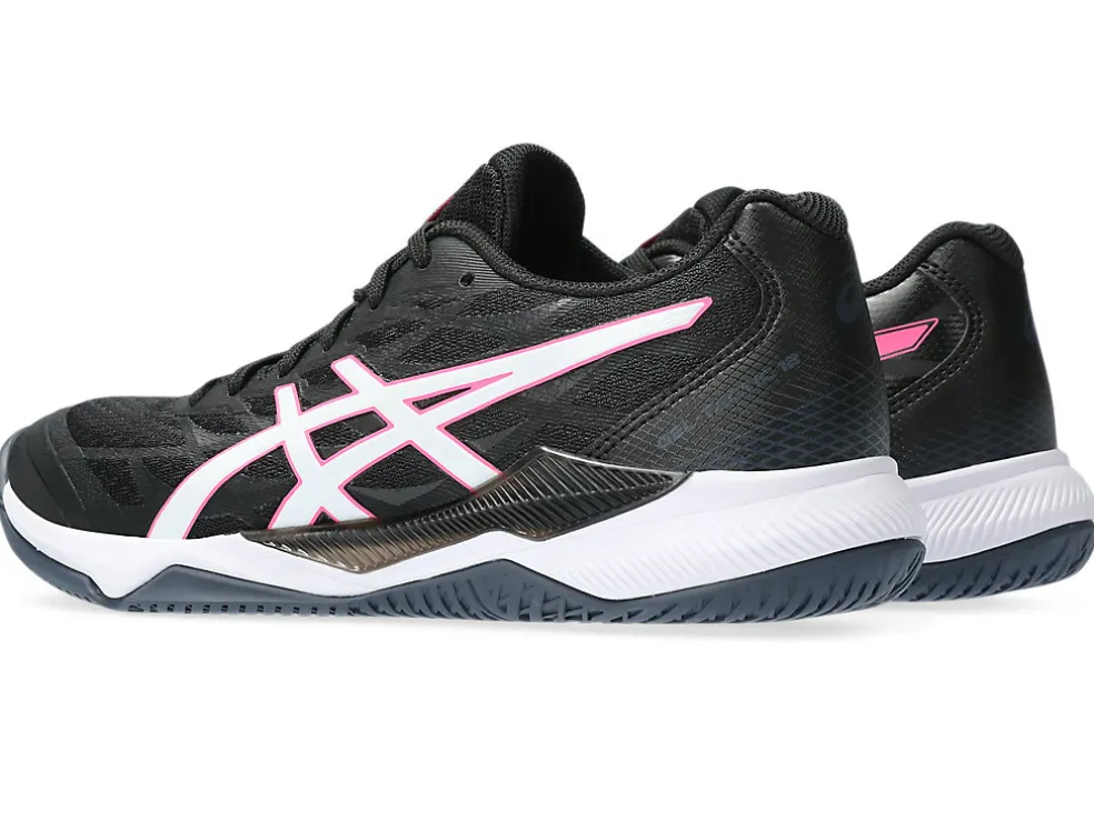 Netbal | Squash & badminton>ASICS GEL-TACTIC 12 Black/Hot Pink