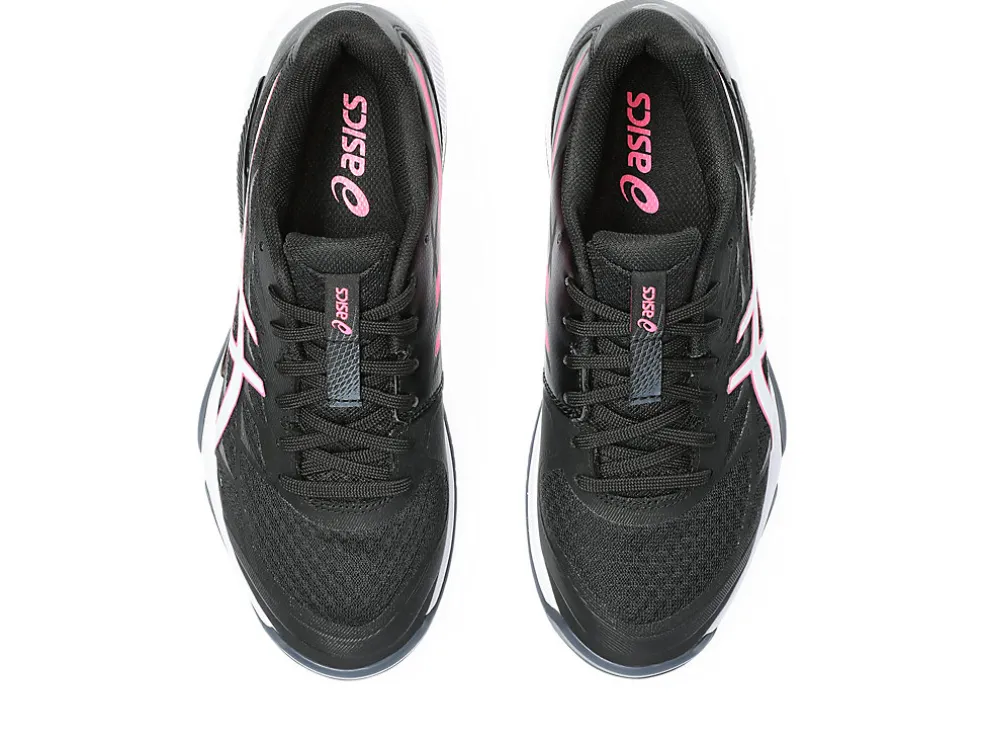 Netbal | Squash & badminton>ASICS GEL-TACTIC 12 Black/Hot Pink