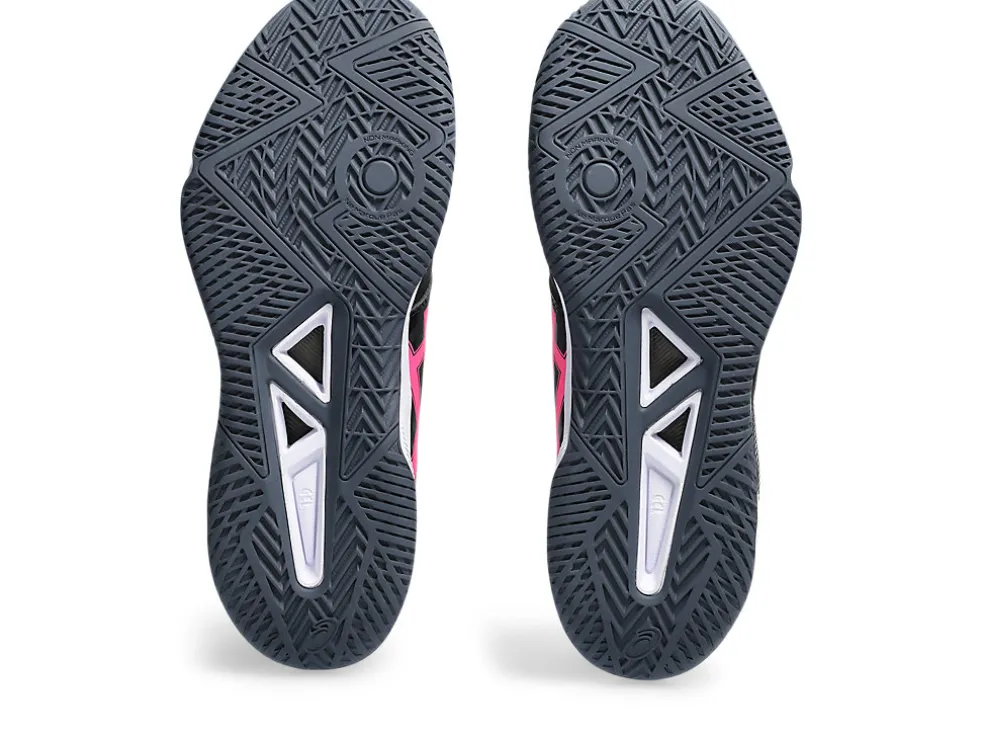 Netbal | Squash & badminton>ASICS GEL-TACTIC 12 Black/Hot Pink