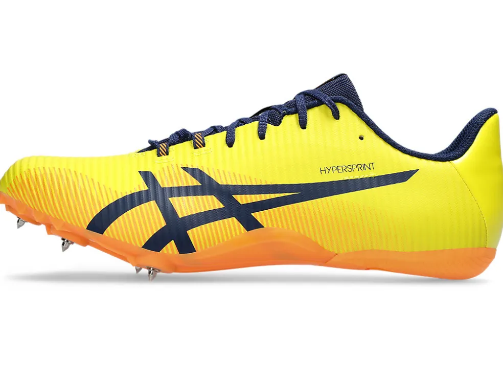 Atletiek | Schoenen>ASICS HYPERSPRINT 8 Bright Yellow/Blue Expanse