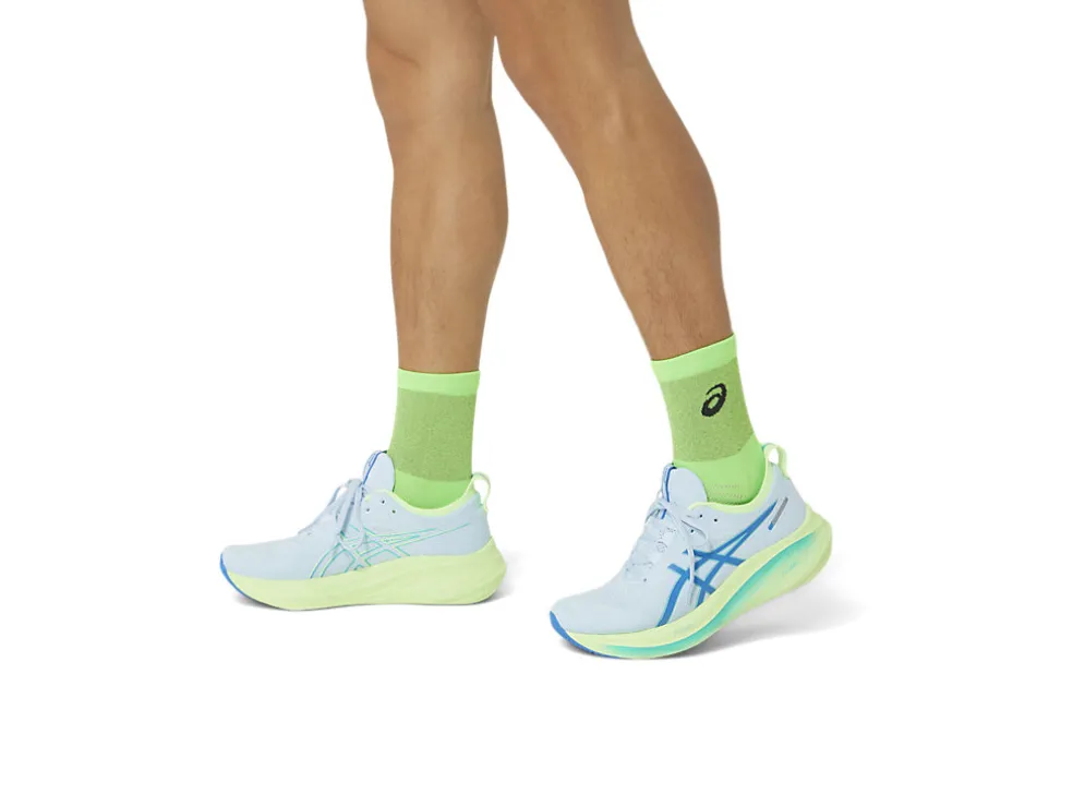 Hardlopen | Sokken>ASICS LITE-SHOW RUN CREW SOCK Lime Burst