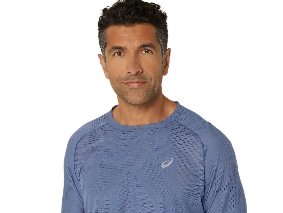 Kleding | Hardlopen>ASICS METARUN SS TOP Denim Blue