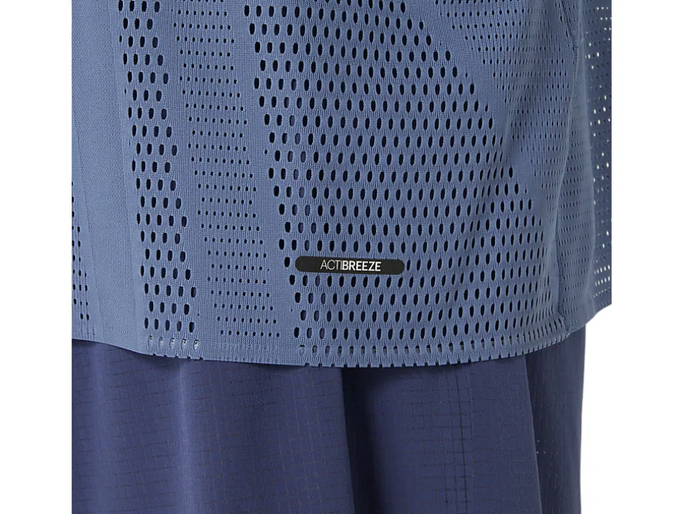 Kleding | Hardlopen>ASICS METARUN SS TOP Denim Blue