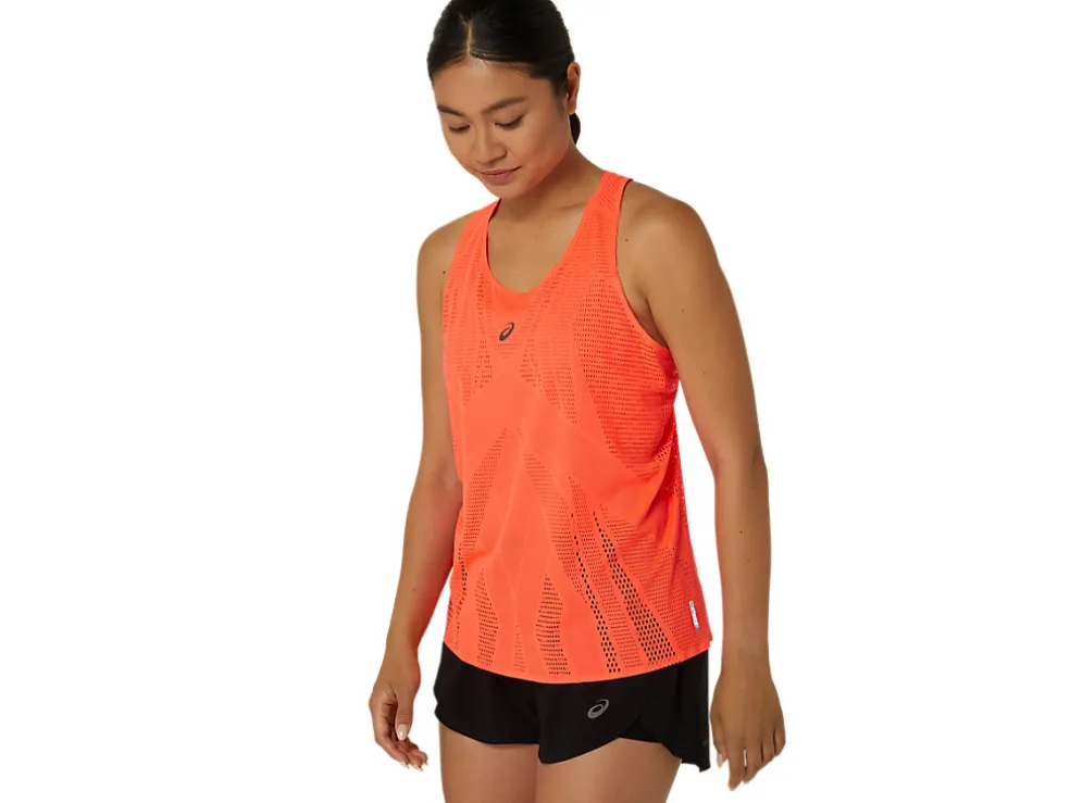 Kleding | Hardlopen>ASICS METARUN TANK Sunrise Red