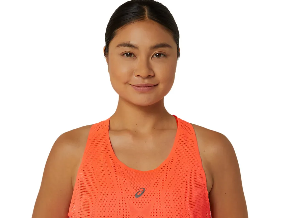 Kleding | Hardlopen>ASICS METARUN TANK Sunrise Red