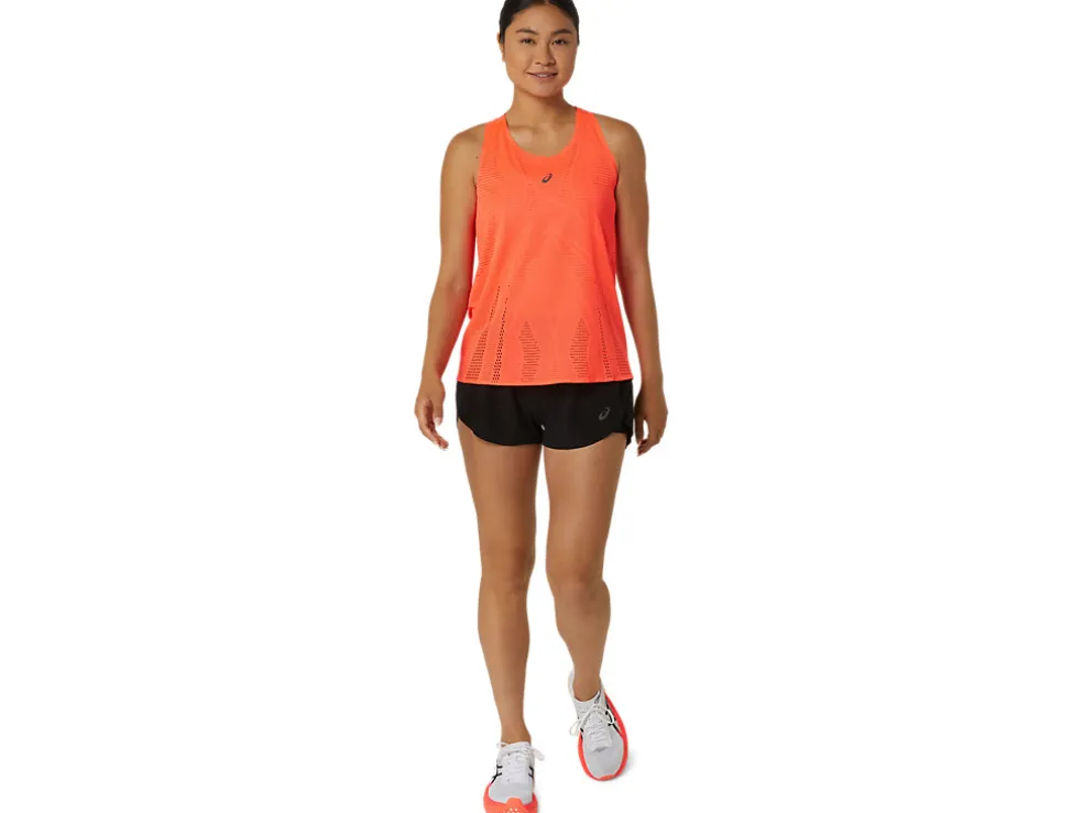 Kleding | Hardlopen>ASICS METARUN TANK Sunrise Red