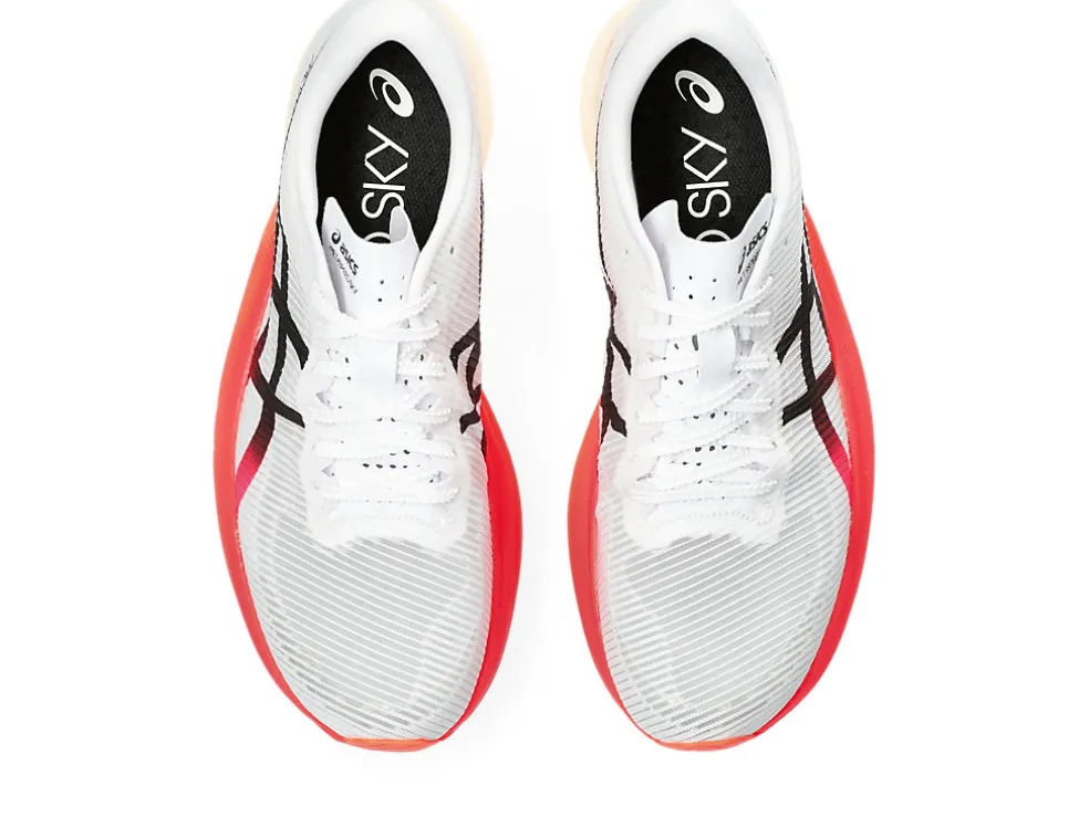 Run faster | METASPEED™>ASICS METASPEED SKY+ White/Black