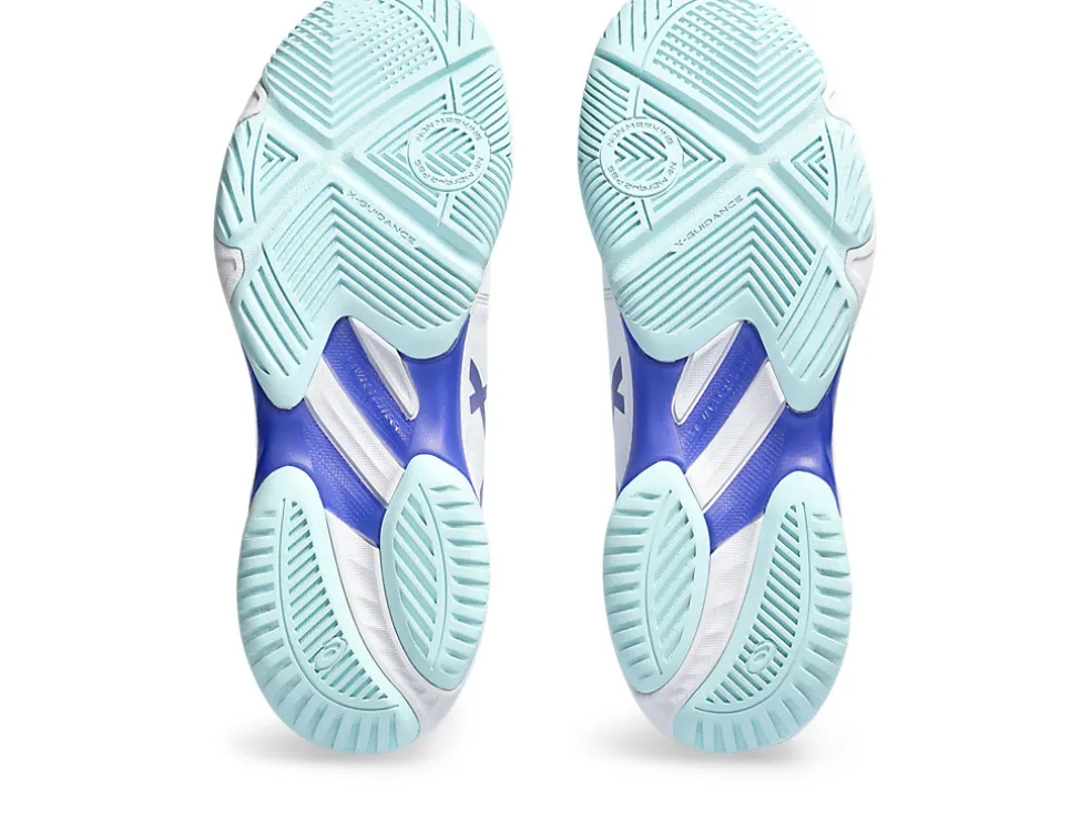 Netbal | Squash & badminton>ASICS NETBURNER BALLISTIC FF 3 White/Blue Violet