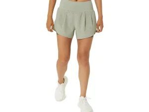 Kleding | Hardlopen>ASICS ROAD 2-N-1 3.5IN SHORT Olive Grey/Olive Grey