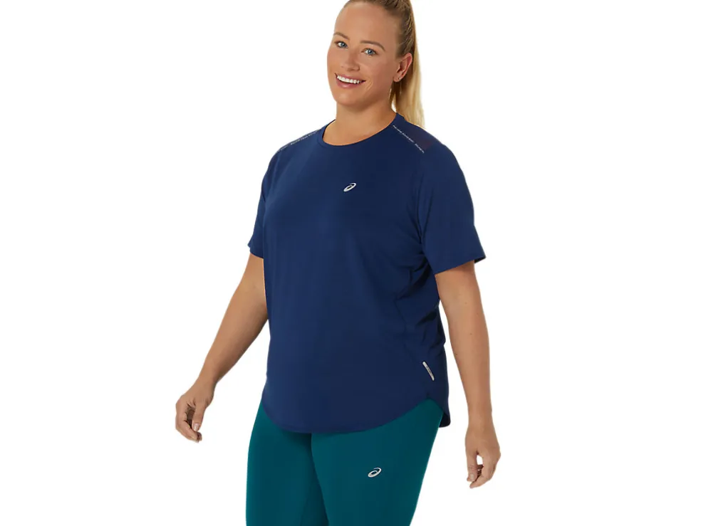 Kleding | Hardlopen>ASICS ROAD SS TOP Blue Expanse