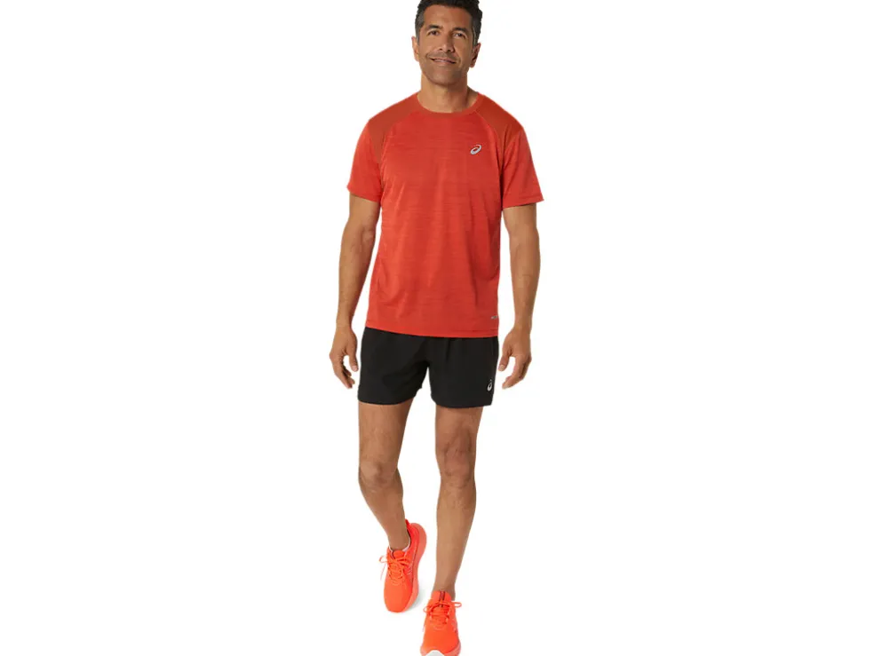 Kleding | Hardlopen>ASICS ROAD SS TOP True Red/Spice Latte
