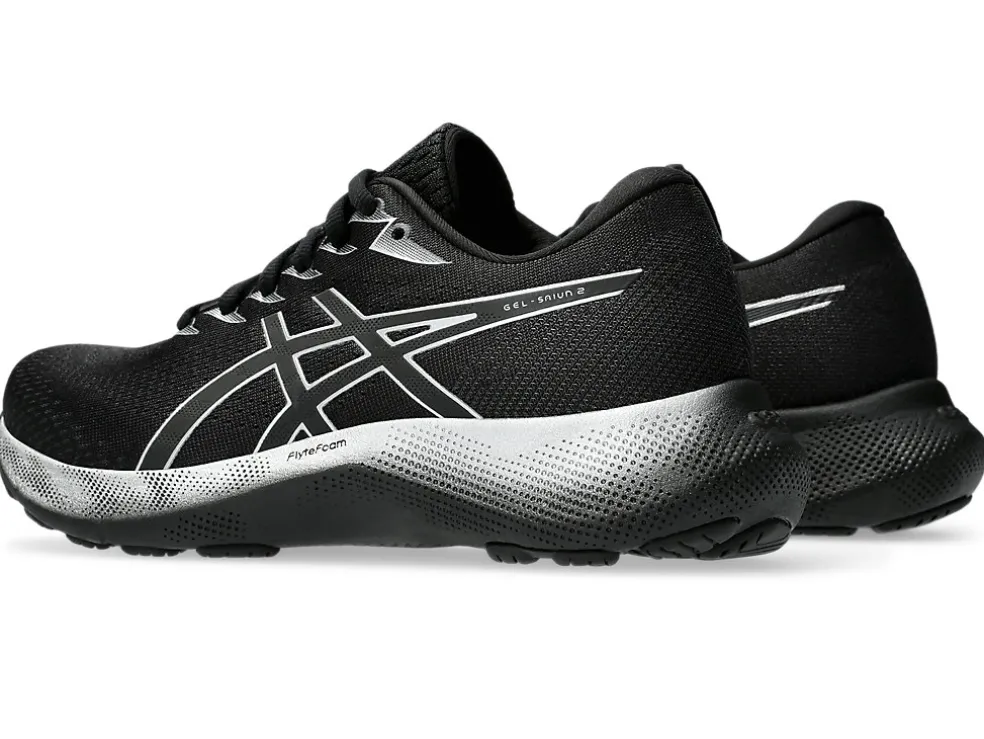 Hardloopschoenen | Hardlopen>ASICS SAIUN 2 Black/Pure Silver