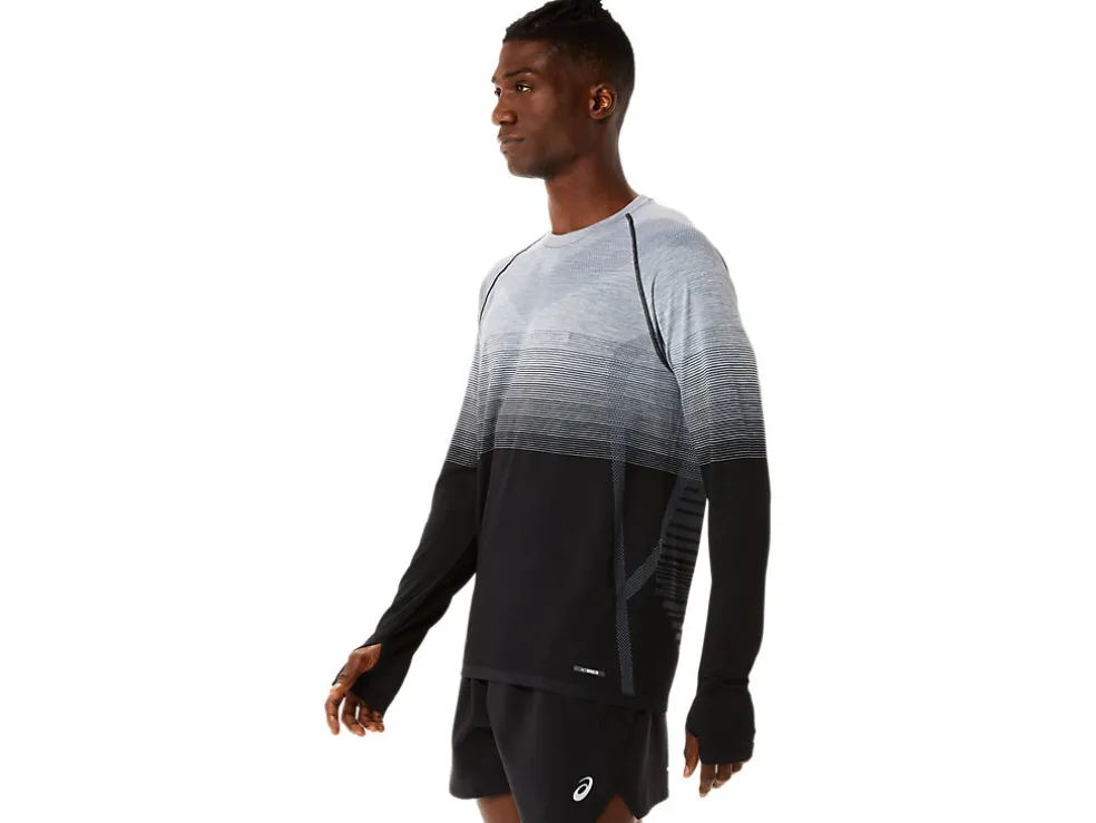 Kleding | Hardlopen>ASICS SEAMLESS LS TOP Performance Black/Carrier Grey