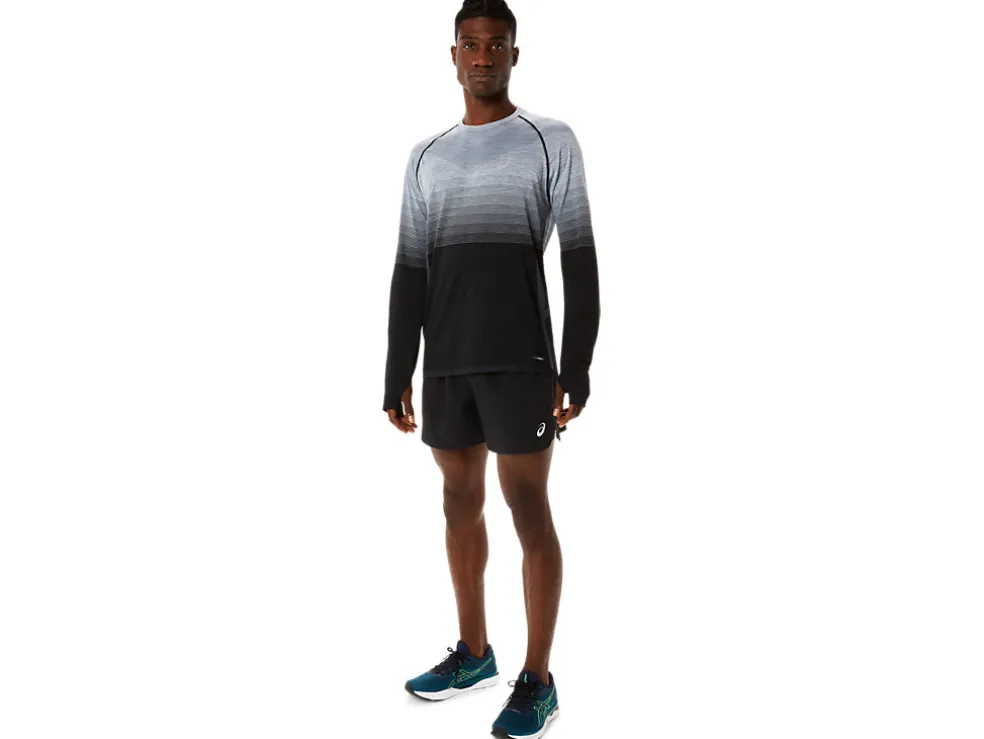 Kleding | Hardlopen>ASICS SEAMLESS LS TOP Performance Black/Carrier Grey