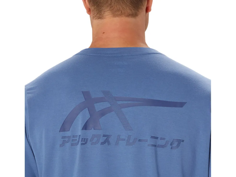 Shirts met lange mouwen | Bovenkleding>ASICS TIGER LS TOP Denim Blue/Thunder Blue