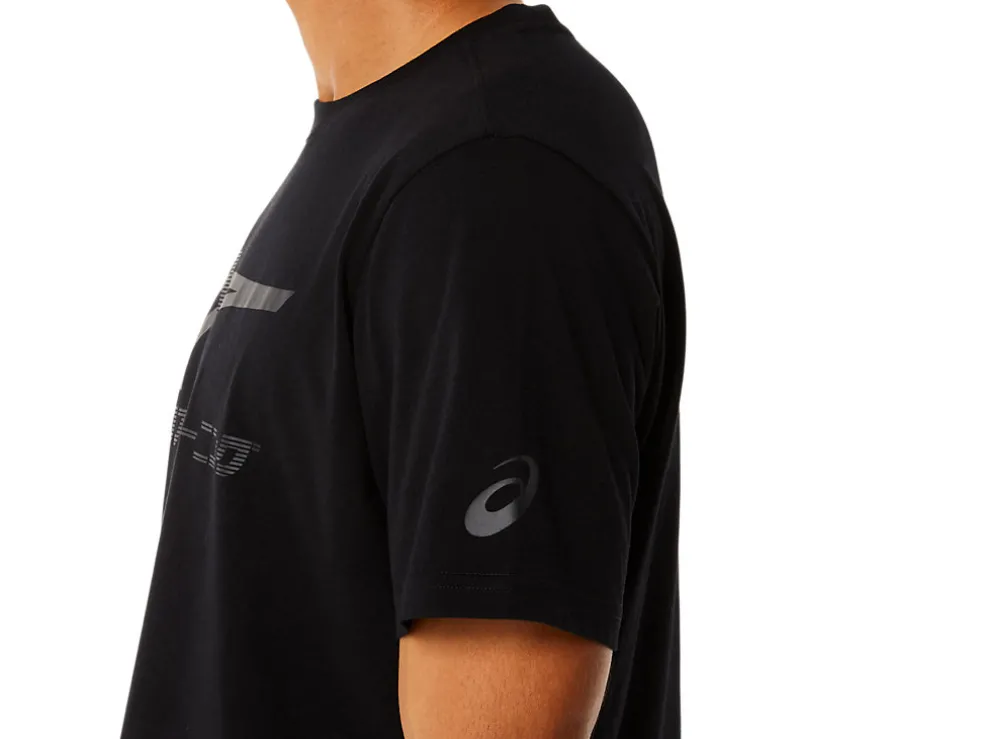 Shirts met korte mouwen | Bovenkleding>ASICS TIGER SS TEE Performance Black/Graphite Grey