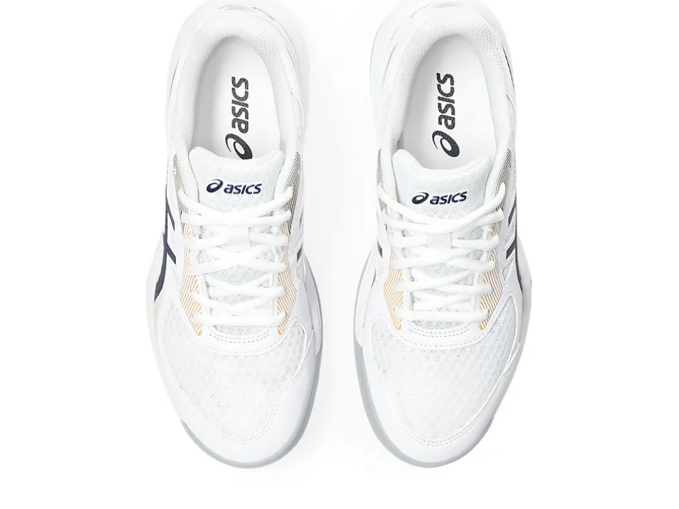 Netbal | Squash & badminton>ASICS UPCOURT 5 White/Peacoat